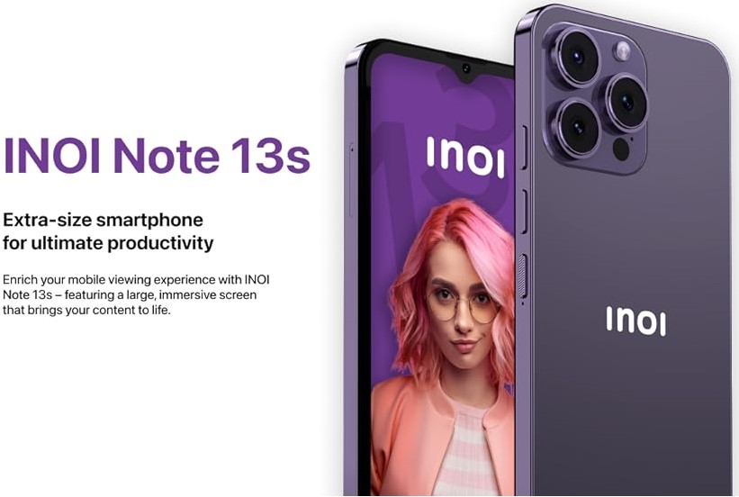 INOI Note 13s 256GB Storage and 8GB RAM Android Smart Phone
