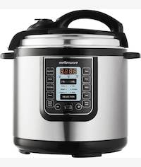 Mellerware 1000W Juno 6 Litres Pressure Cooker With LED Display