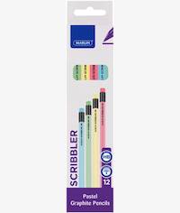 Marlin HD Scribbler 12 Piece Pastel Graphite Pencil