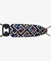 Totally Jumbo Ironing Board With Safety Iron Rest Black And Gold