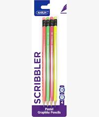 Marlin HD Scribbler 4 Piece Pastel Graphite Pencil