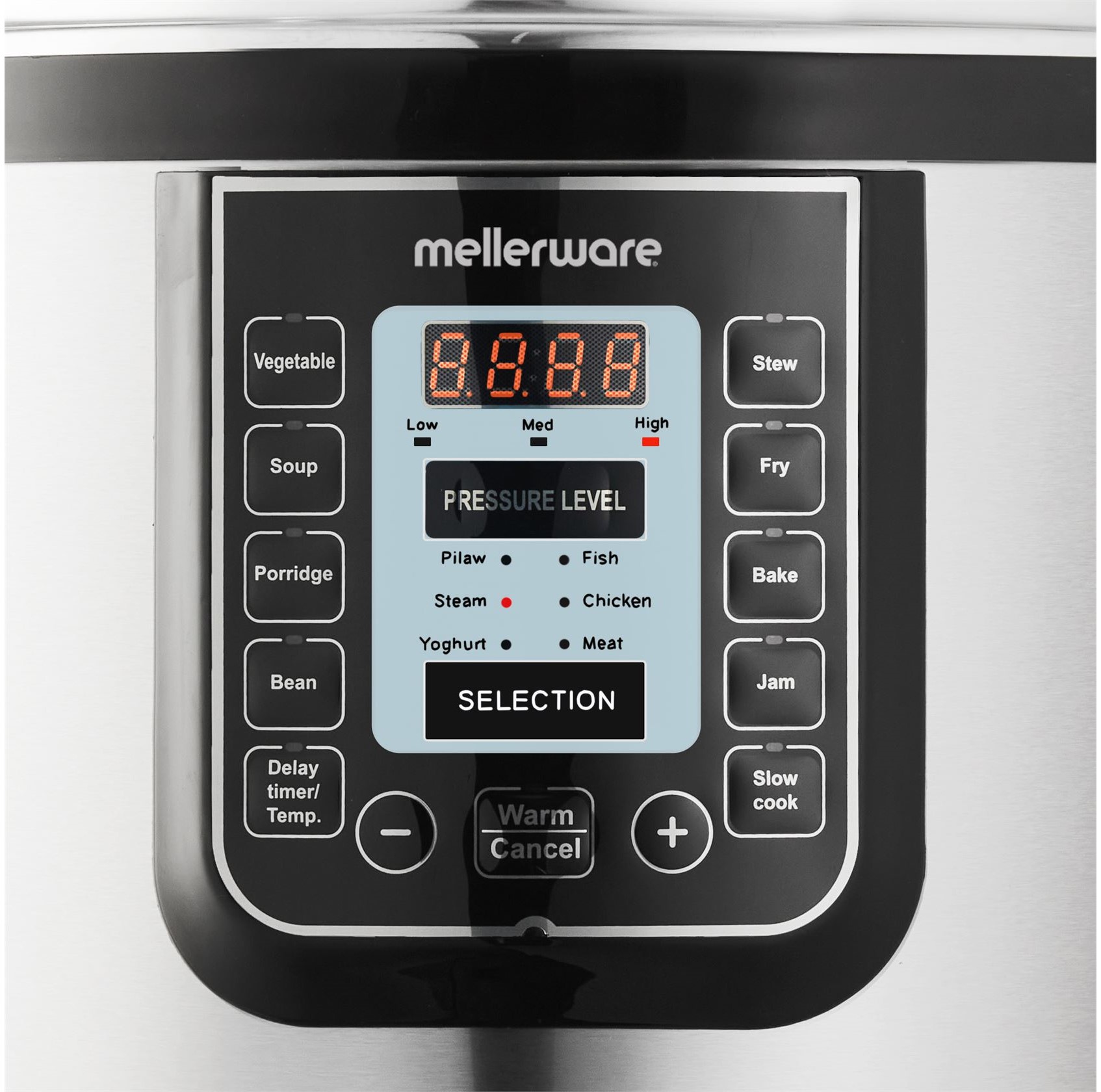 Mellerware 1000W Juno 6 Litres Pressure Cooker With LED Display — image 4