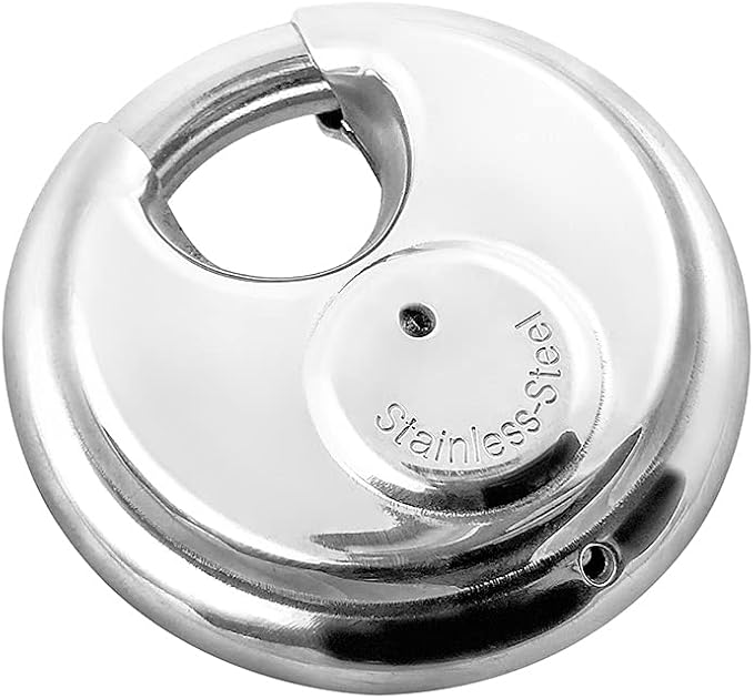 Noble 60mm Stainless Steel Disc Padlock — image 4