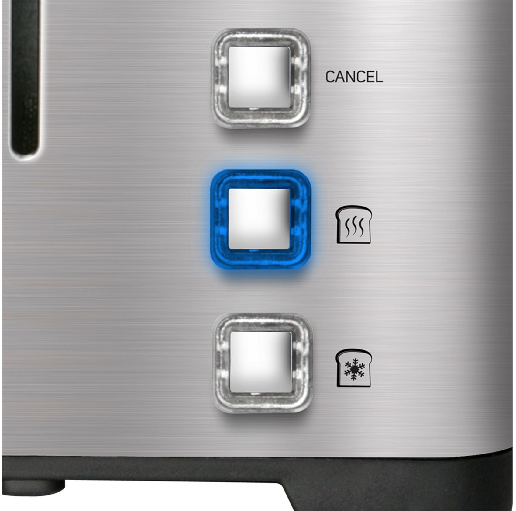 Taurus 850W 2 Slice Brushed Stainless Steel Toaster — image 3