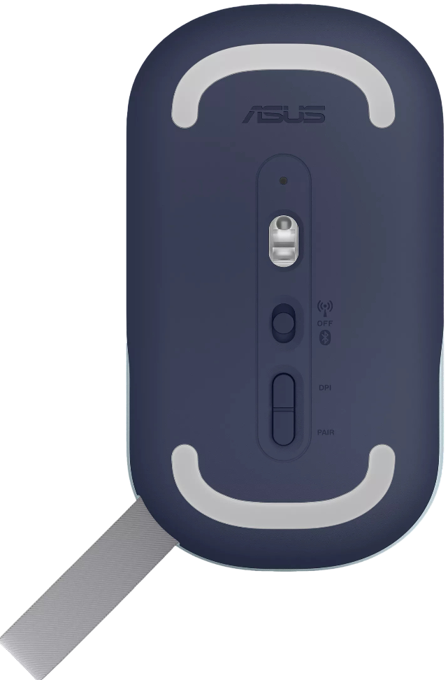 Asus MD100 Marshmellow Wireless Mouse Quiet Blue — image 4