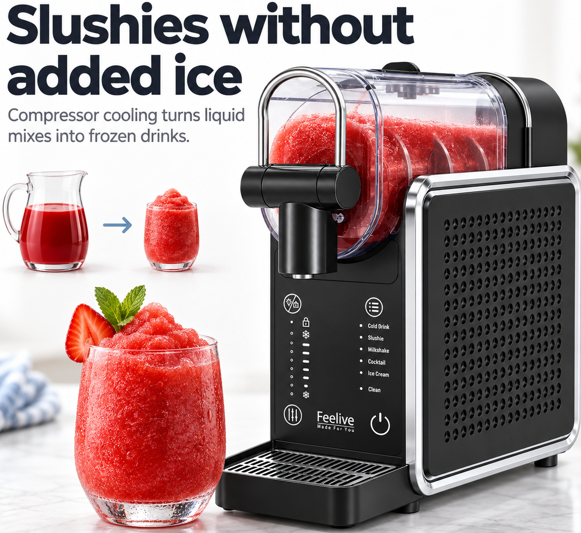 Feelive 2 Liters Slushy Maker Machine — image 7