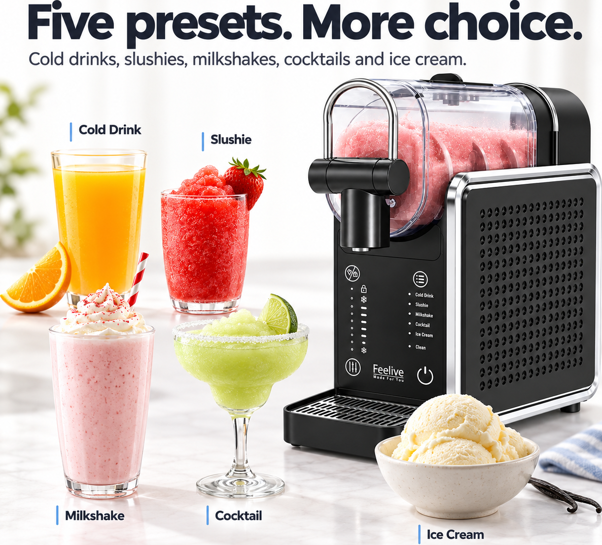 Feelive 2 Liters Slushy Maker Machine — image 6