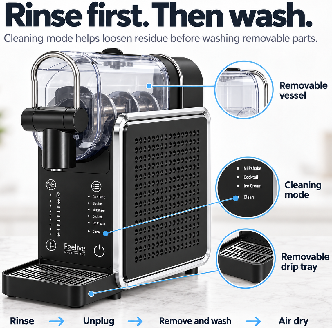 Feelive 2 Liters Slushy Maker Machine — image 3