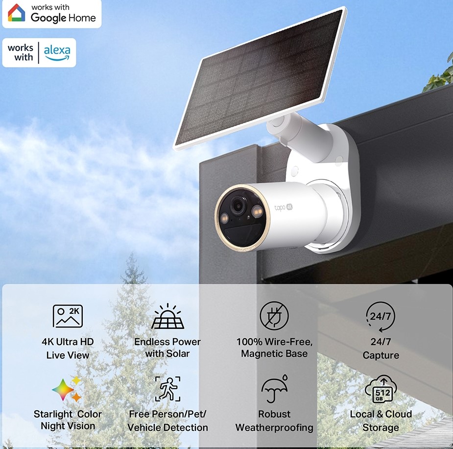 TP Link Solar Powerd Security Camera Kit — image 2