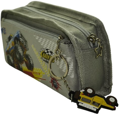 Brainware Go Fast Racing Car Grey Pencil Case — image 3