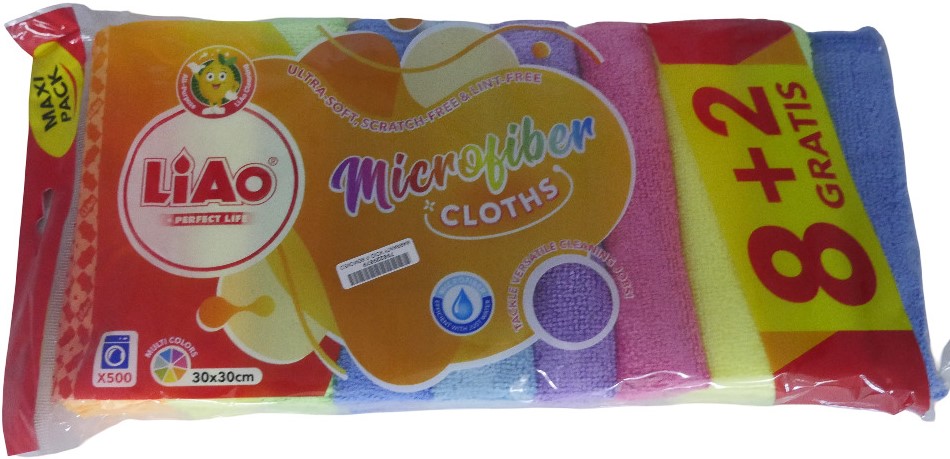 Casey 30 x 30cm 10 Pack Microfiber Cleaning