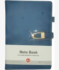Brainware A5 Blue NoteBook With Magnetic Clip
