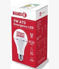 Ellies E27 9W A60 FLEM9WE27W Rechargeable Bulb