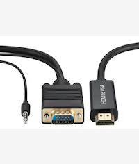 Unique 0.75m HDMI Male to VGA Female Video Adapter Cable