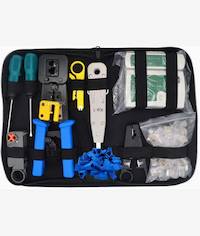 Netix 11 Piece Network Tool Kit With Pass Through Crimping Tool