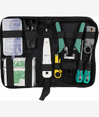 Netix 10 Piece Network Tool Kit With RJ45 Crimping Pliers