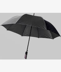 Totally Handheld Large Golf Umbrella Light Black
