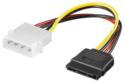 UniQue SATA Male to 4 Pin Female Molex Adapter — image 2