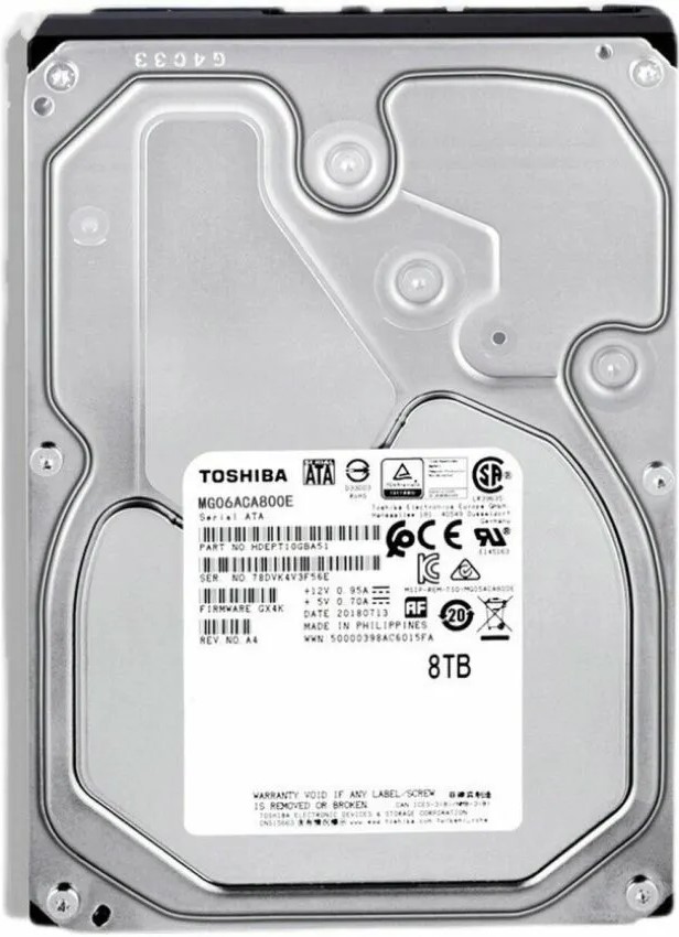 Esquire Technologies | Toshiba Enterprise 3.5 Inch 8TB SATA Hard