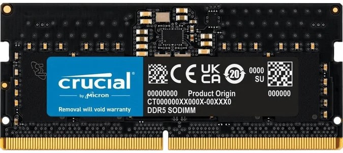 Esquire Technologies | Crucial 5600MHz 8GB DDR5 SODIMM Memory Module