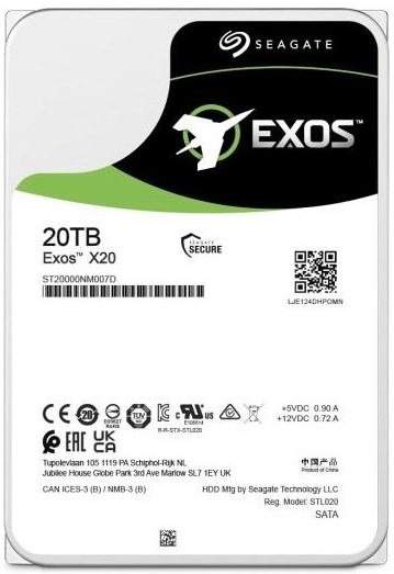 Esquire Technologies | Seagate Exos X20 3.5 Inch 20TB SATA Hard