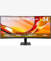 LG 34 Inch UltraWide WQHD Curved 120Hz Monitor