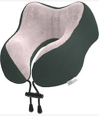 Casey U Shaped Large Travel Neck Pillow Green